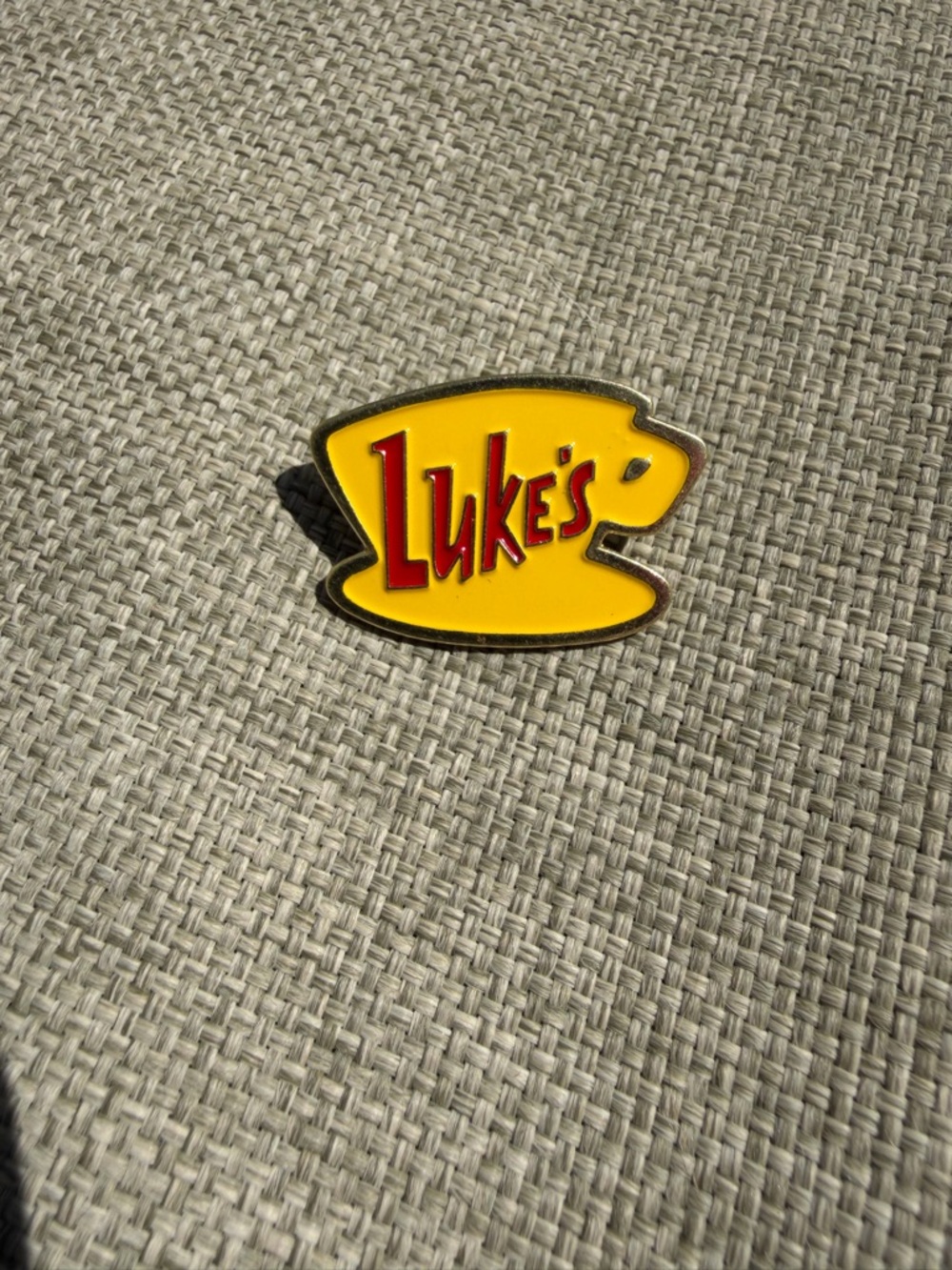 Gilmore Girls Luke's Diner Metal Pin Enamel